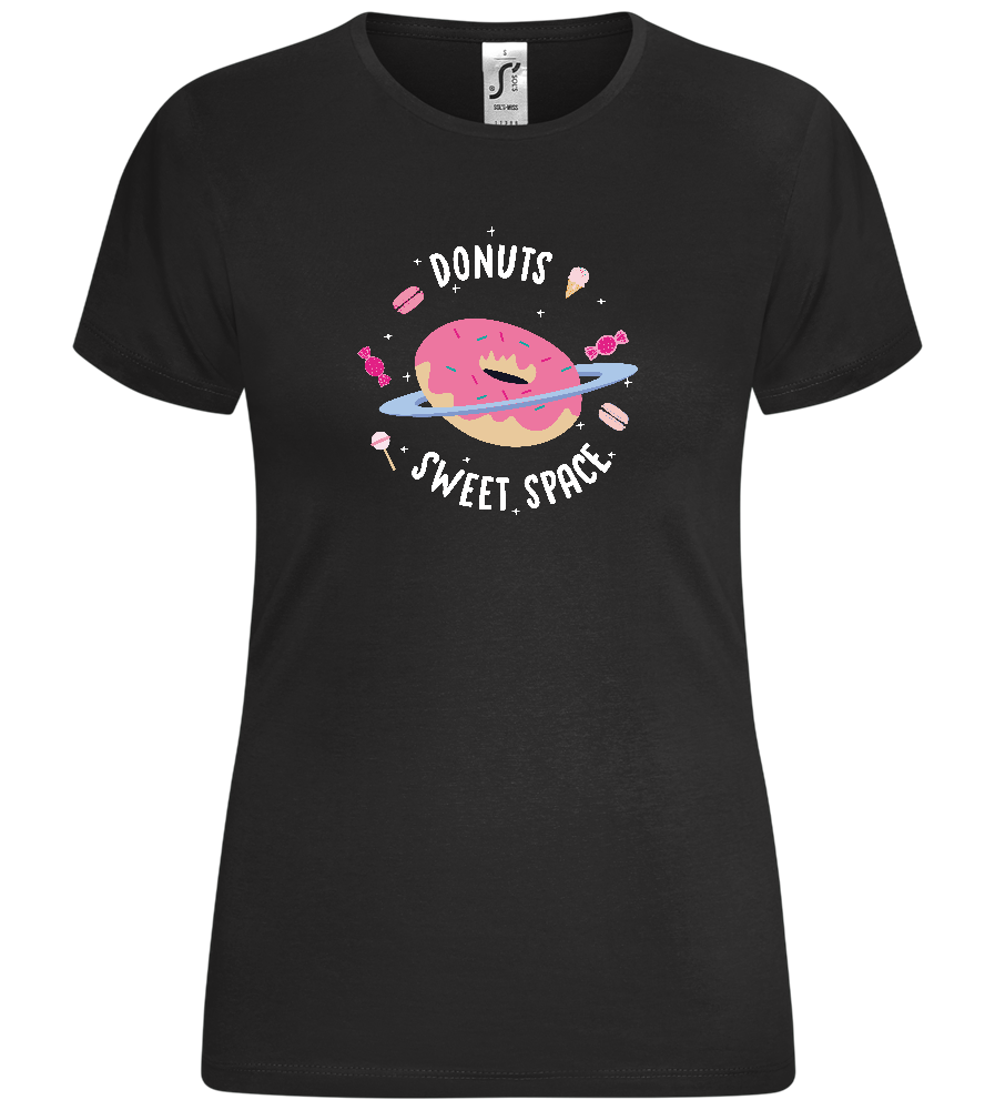 Donut Universe Design - Comfort women's t-shirt_DEEP BLACK_front