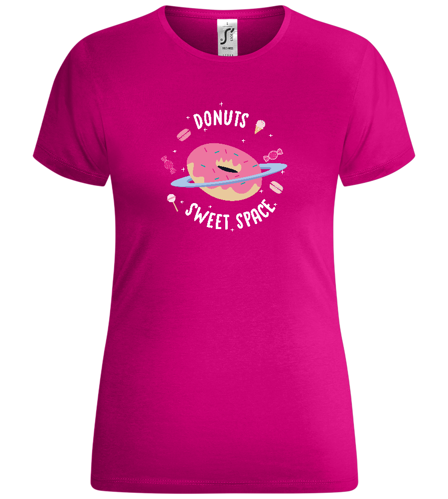 Donut Universe Design - Comfort women's t-shirt_FUCHSIA_front