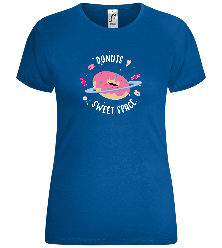 Donut Universe Design - Comfort women's t-shirt_ROYAL_front