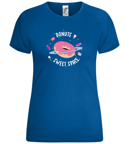 Donut Universe Design - Comfort women's t-shirt_ROYAL_front