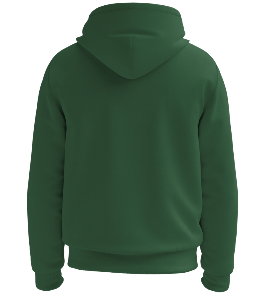 Money Talks Mona Smiles Design - Premium Essential Unisex Hoodie_GREEN BOTTLE_back