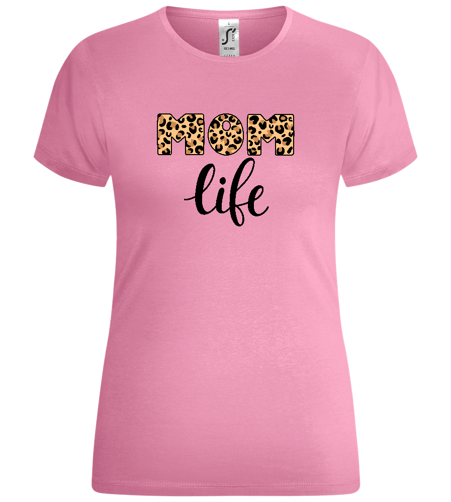 Mom Life Leo Design - Comfort women's t-shirt_PINK ORCHID_front