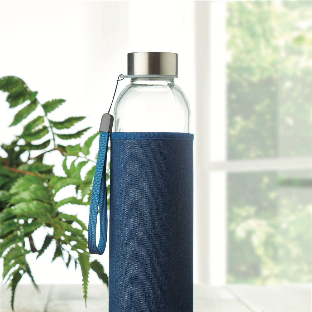 Glass Bottle with Denim Pouch_BLUE_DETAILEDIMAGE_front_3