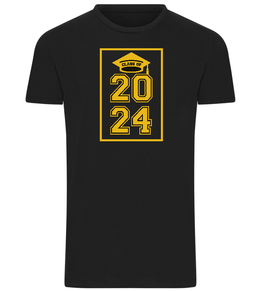 Class of '24 Design - Comfort men's t-shirt_DEEP BLACK_front