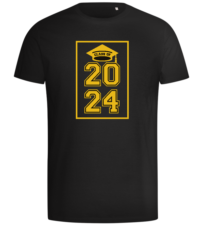 Class of '24 Design - Comfort men's t-shirt_DEEP BLACK_front