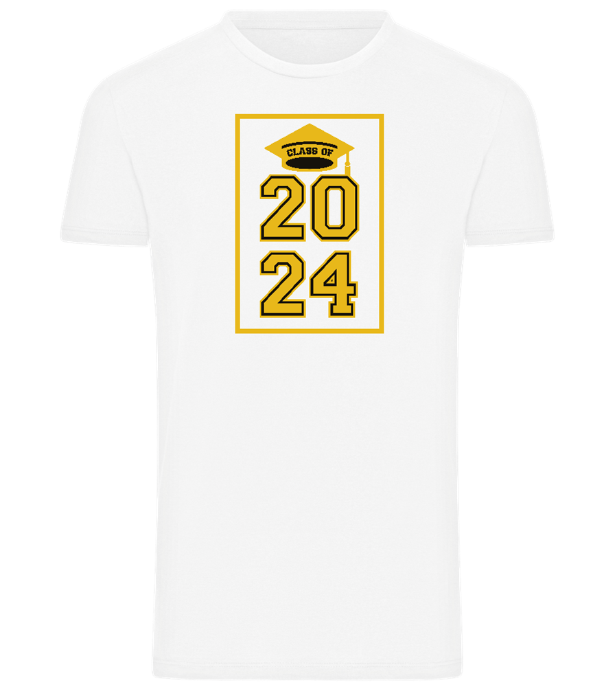 Class of '24 Design - Comfort men's t-shirt_WHITE_front