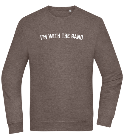 Im With the Band Design - Comfort Essential Unisex Sweater_CHARCOAL CHIN_front