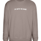 Im With the Band Design - Comfort Essential Unisex Sweater_CHARCOAL CHIN_front