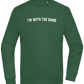 Im With the Band Design - Comfort Essential Unisex Sweater_GREEN BOTTLE_front