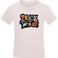 Spooky Trick or Treat Design - Comfort kids fitted t-shirt_LIGHT PINK_front