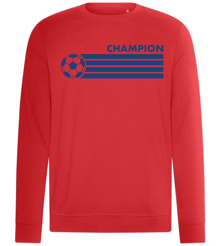 Soccer Champion Design - Comfort unisex sweater_RED_front