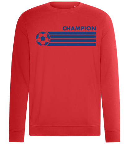 Soccer Champion Design - Comfort unisex sweater_RED_front