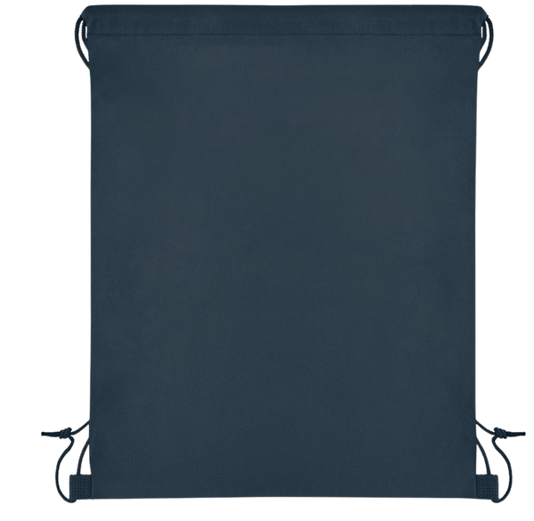 80gr/m² Nonwoven Drawstring Bag_FRENCH NAVY_front