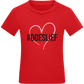 Doeslief Hartje Design - Comfort kids fitted t-shirt_RED_front