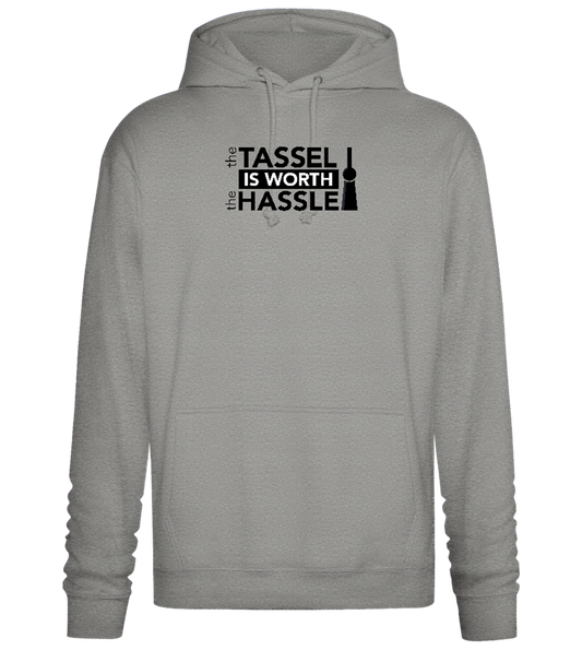 Worth The Hassle Design - Premium Essential Unisex Hoodie_ORION GREY II_front