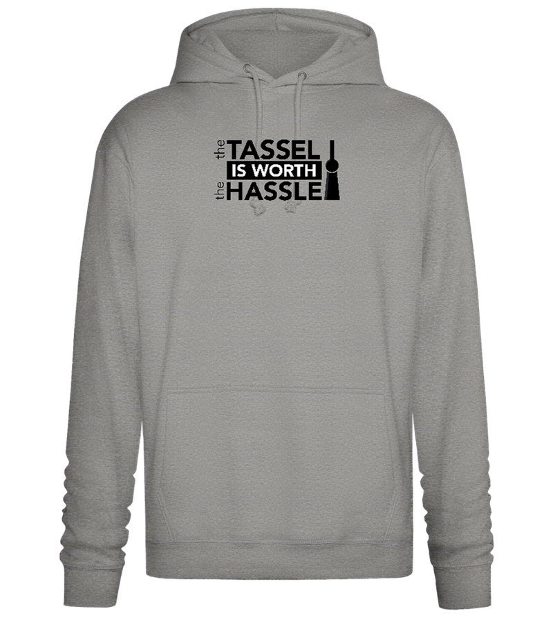 Worth The Hassle Design - Premium Essential Unisex Hoodie_ORION GREY II_front