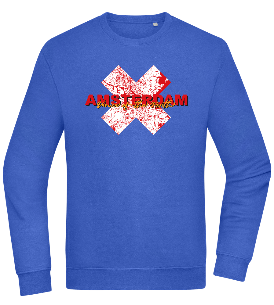 Venice of the North Design - Comfort Essential Unisex Sweater_ROYAL_front