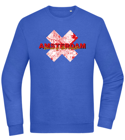 Venice of the North Design - Comfort Essential Unisex Sweater_ROYAL_front