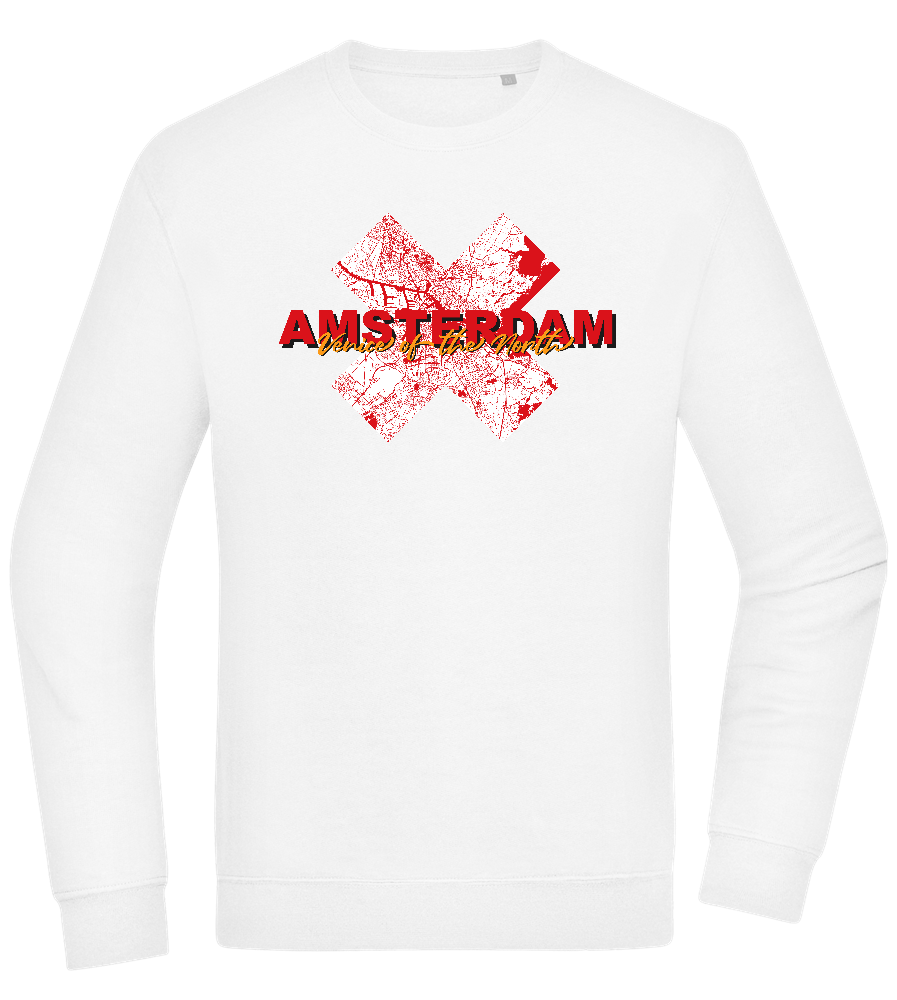 Venice of the North Design - Comfort Essential Unisex Sweater_WHITE_front