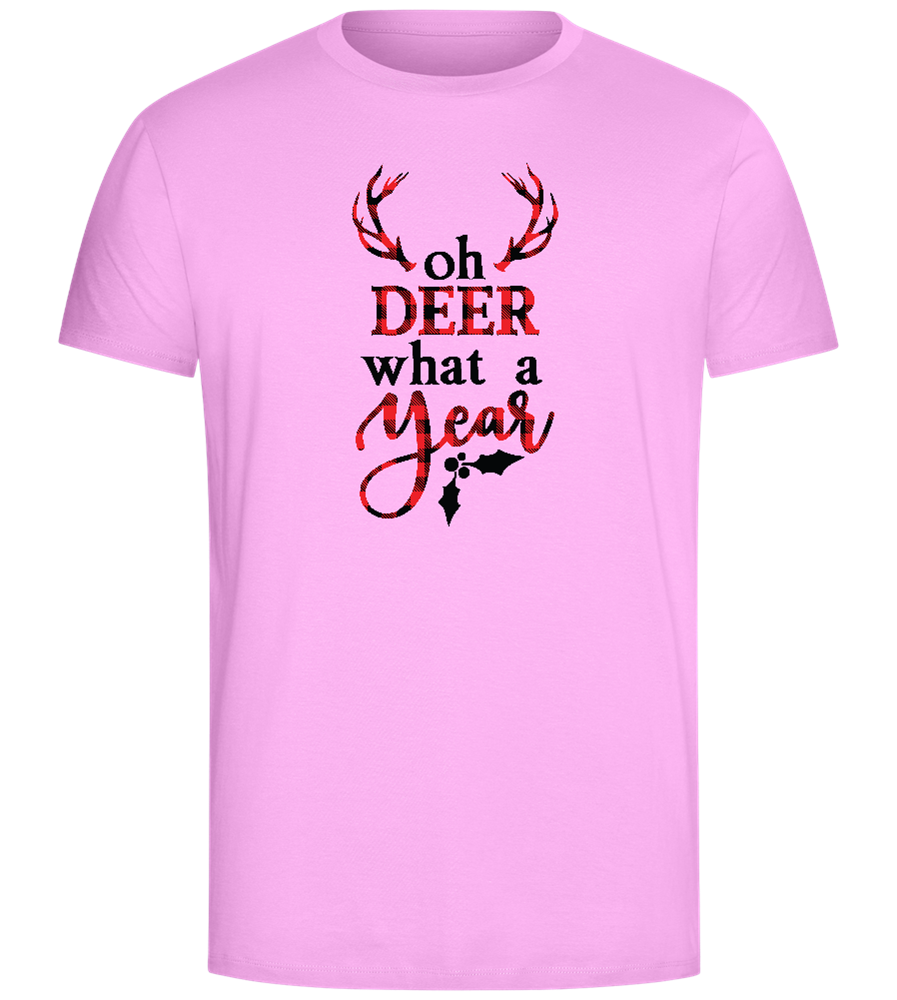 What A Year Design - Comfort Unisex T-Shirt_CANDY PINK_front