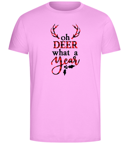 What A Year Design - Comfort Unisex T-Shirt_CANDY PINK_front