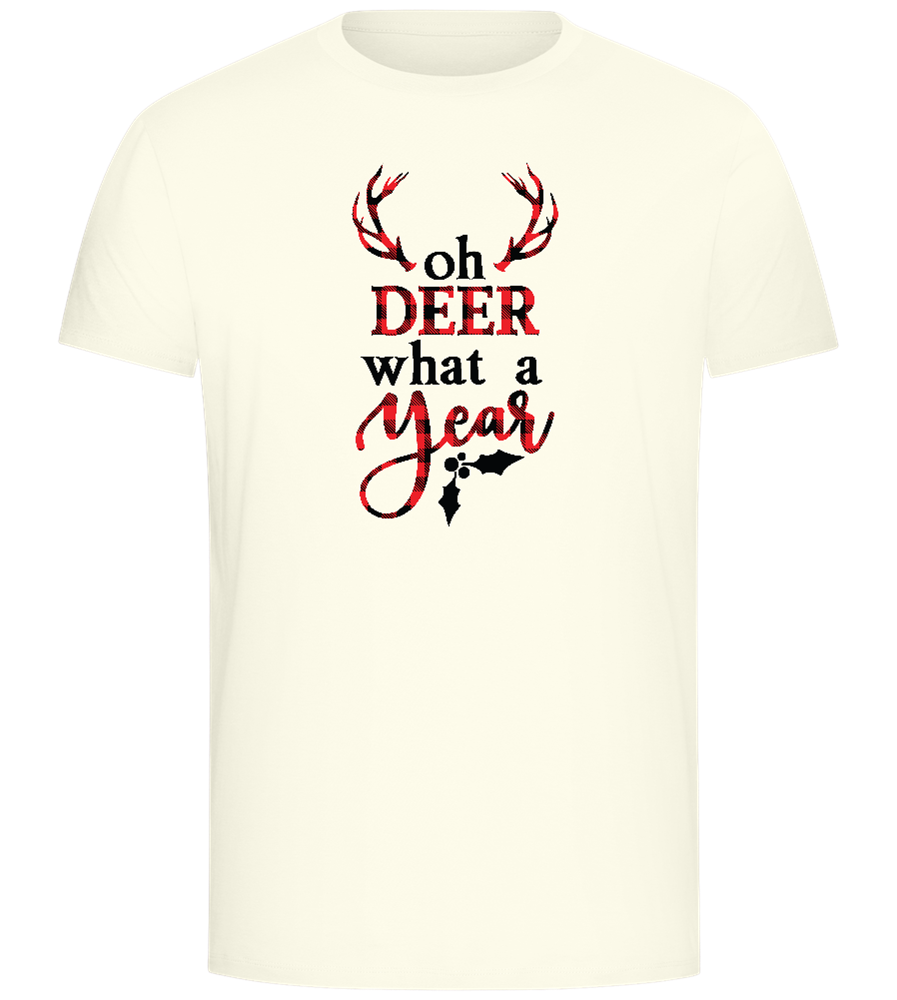 What A Year Design - Comfort Unisex T-Shirt_ECRU_front