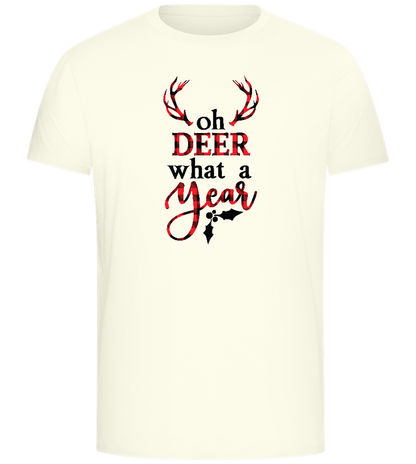 What A Year Design - Comfort Unisex T-Shirt_ECRU_front