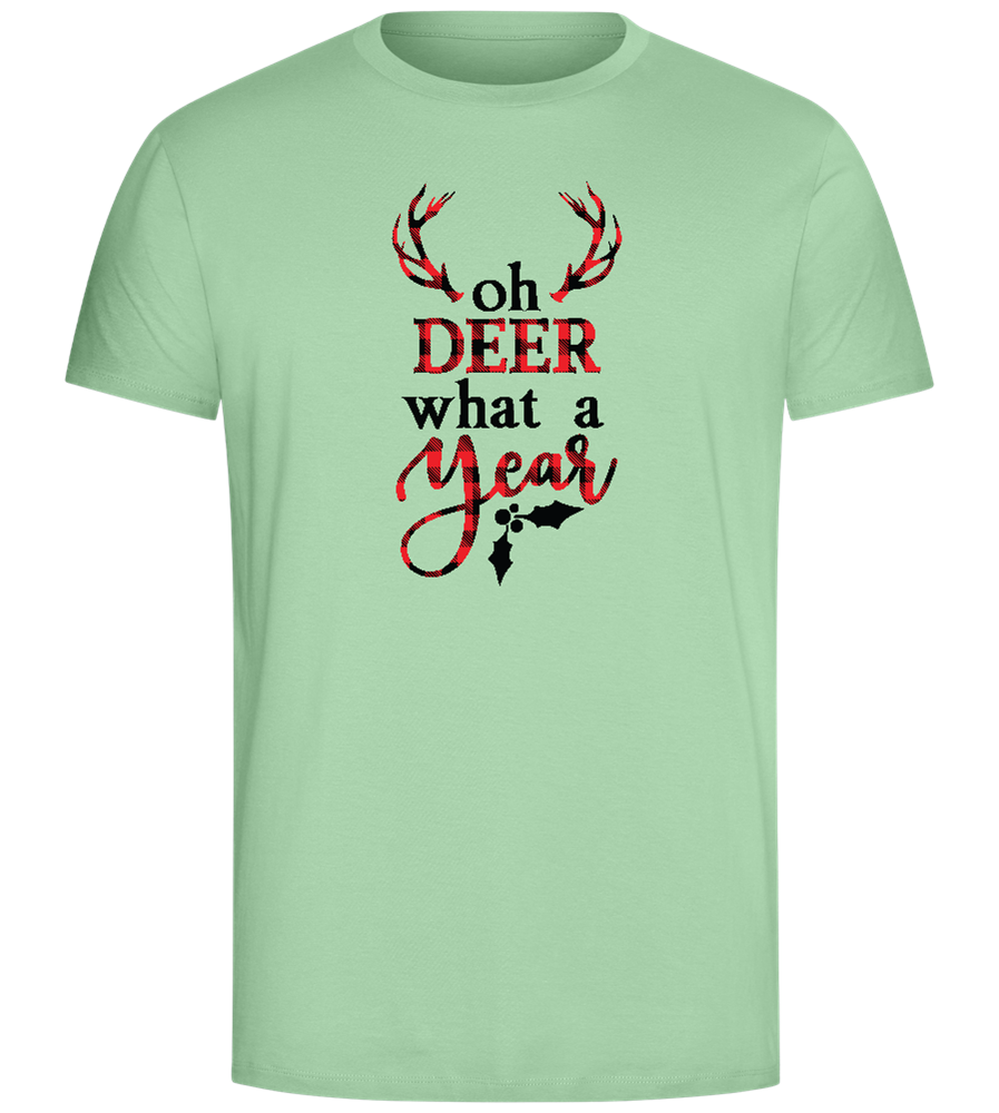 What A Year Design - Comfort Unisex T-Shirt_ICE GREEN_front