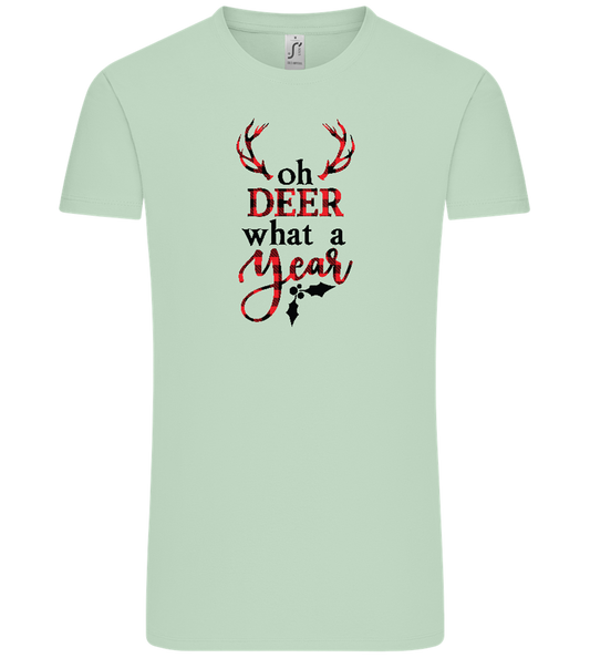 What A Year Design - Comfort Unisex T-Shirt_ICE GREEN_front