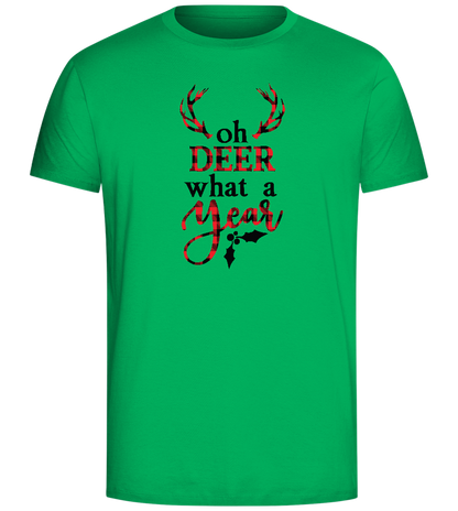 What A Year Design - Comfort Unisex T-Shirt_SPRING GREEN_front