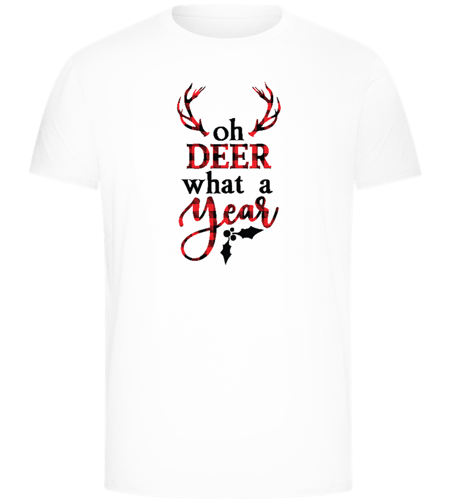 What A Year Design - Comfort Unisex T-Shirt_WHITE_front