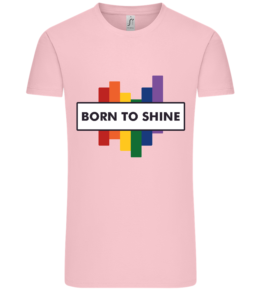 Born to Shine Design - Comfort Unisex T-Shirt_CANDY PINK_front