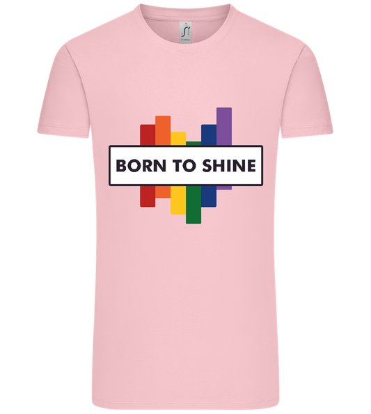 Born to Shine Design - Comfort Unisex T-Shirt_CANDY PINK_front