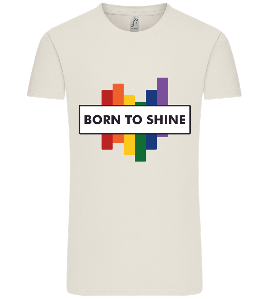 Born to Shine Design - Comfort Unisex T-Shirt_ECRU_front