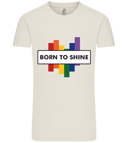 Born to Shine Design - Comfort Unisex T-Shirt_ECRU_front