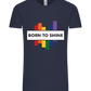 Born to Shine Design - Comfort Unisex T-Shirt_FRENCH NAVY_front