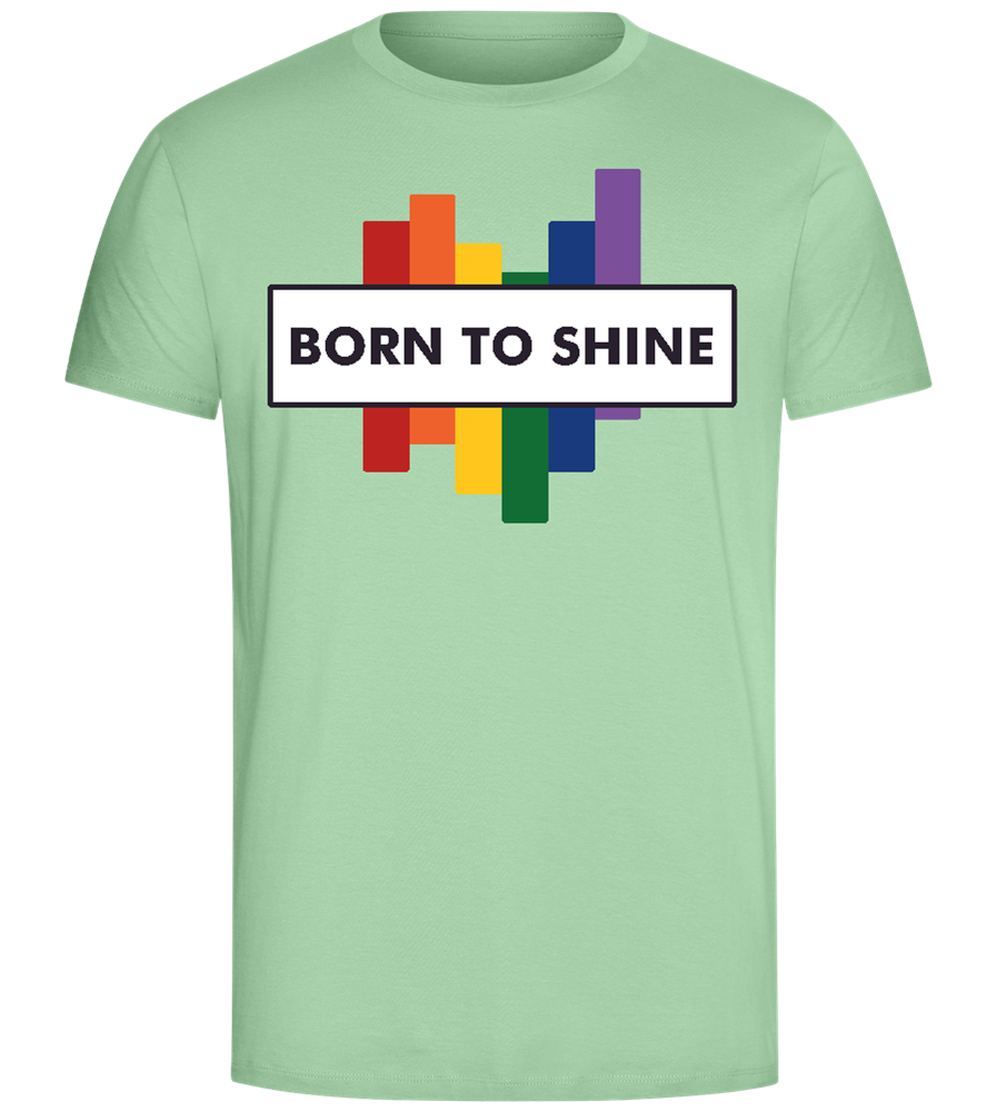 Born to Shine Design - Comfort Unisex T-Shirt_ICE GREEN_front