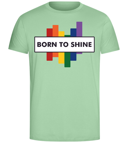 Born to Shine Design - Comfort Unisex T-Shirt_ICE GREEN_front