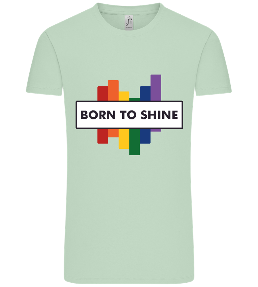 Born to Shine Design - Comfort Unisex T-Shirt_ICE GREEN_front