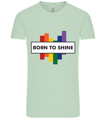 Born to Shine Design - Comfort Unisex T-Shirt_ICE GREEN_front