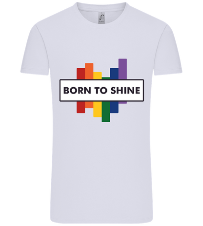 Born to Shine Design - Comfort Unisex T-Shirt_LILAK_front