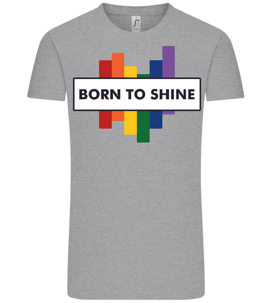 Born to Shine Design - Comfort Unisex T-Shirt_ORION GREY_front