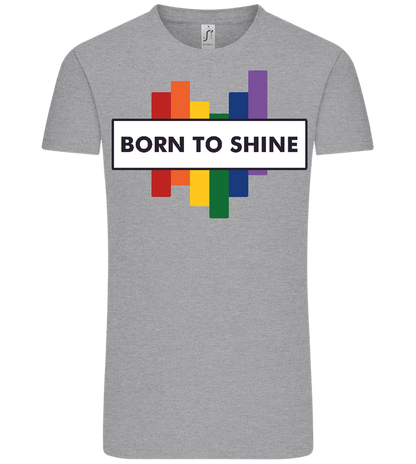 Born to Shine Design - Comfort Unisex T-Shirt_ORION GREY_front