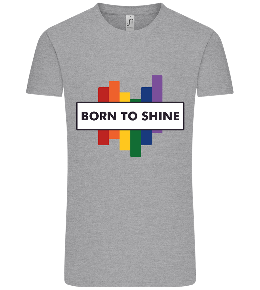 Born to Shine Design - Comfort Unisex T-Shirt_ORION GREY_front