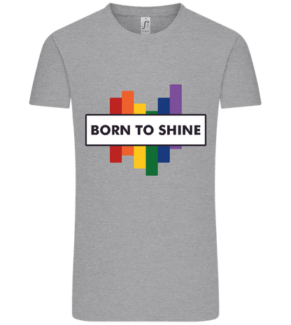 Born to Shine Design - Comfort Unisex T-Shirt_ORION GREY_front