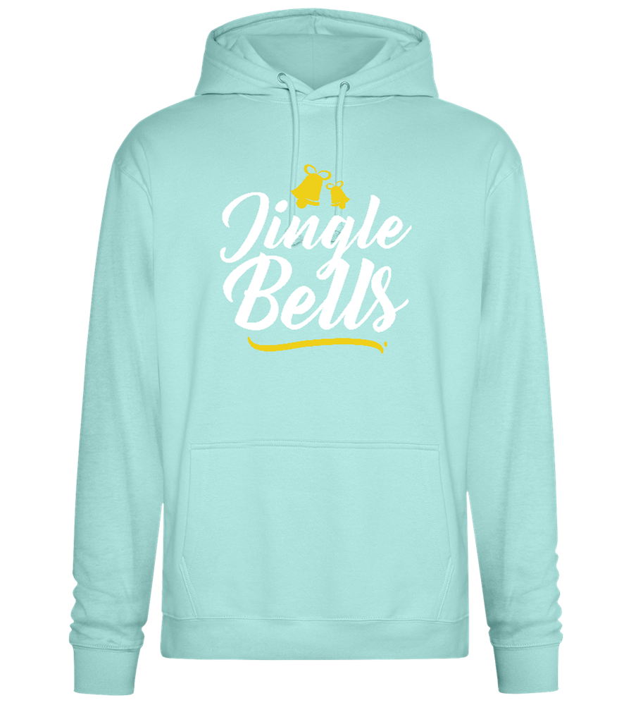 Christmas Jingle Bells Design - Premium Essential Unisex Hoodie_ARCTIC BLUE_front