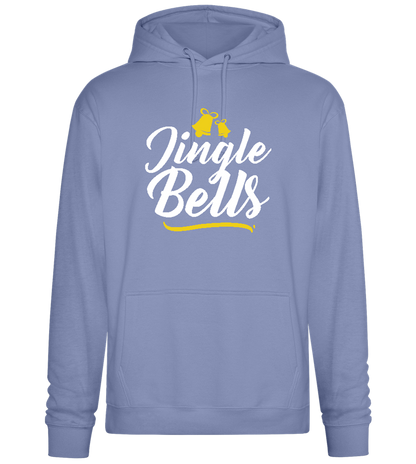 Christmas Jingle Bells Design - Premium Essential Unisex Hoodie_BLUE_front