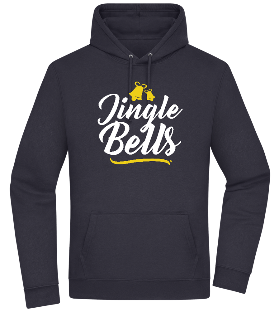 Christmas Jingle Bells Design - Premium Essential Unisex Hoodie_FRENCH NAVY_front