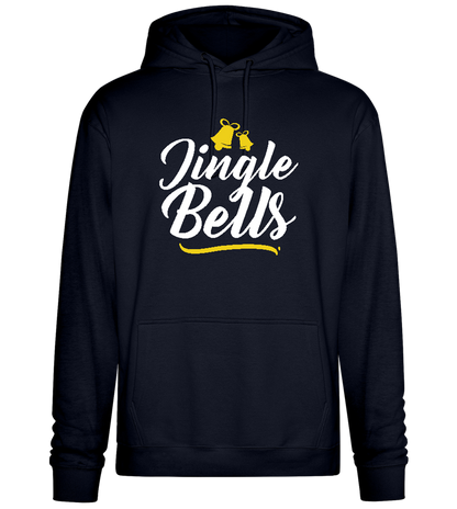 Christmas Jingle Bells Design - Premium Essential Unisex Hoodie_FRENCH NAVY_front