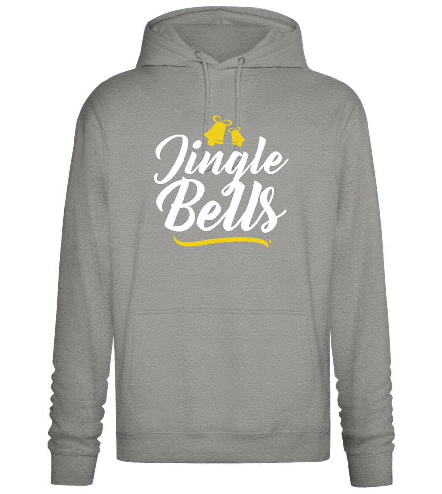 Christmas Jingle Bells Design - Premium Essential Unisex Hoodie_ORION GREY II_front